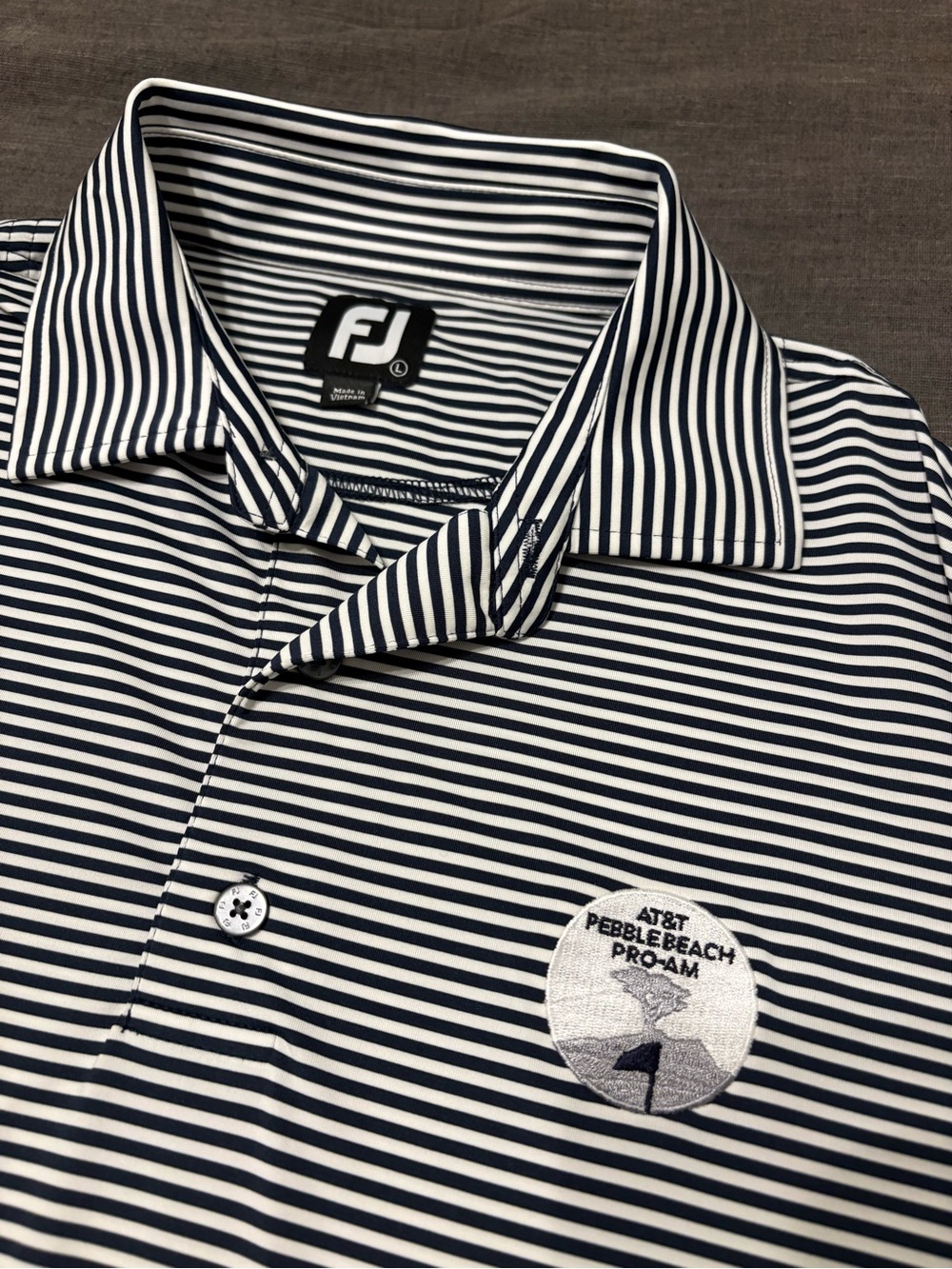 FootJoy Men's Striped Polo